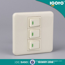 Ivory Color 3 Gang Switch Screw Type